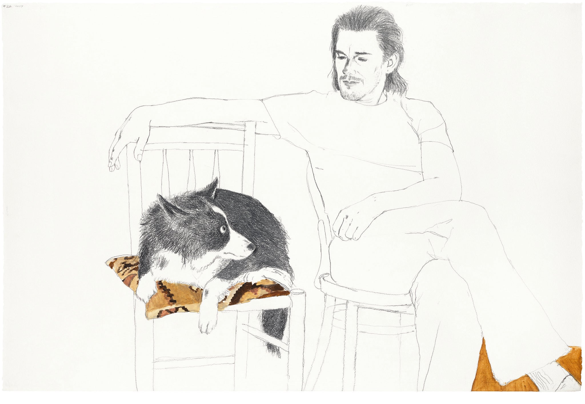 Well-known actors and their dogs are immortalised in portraits